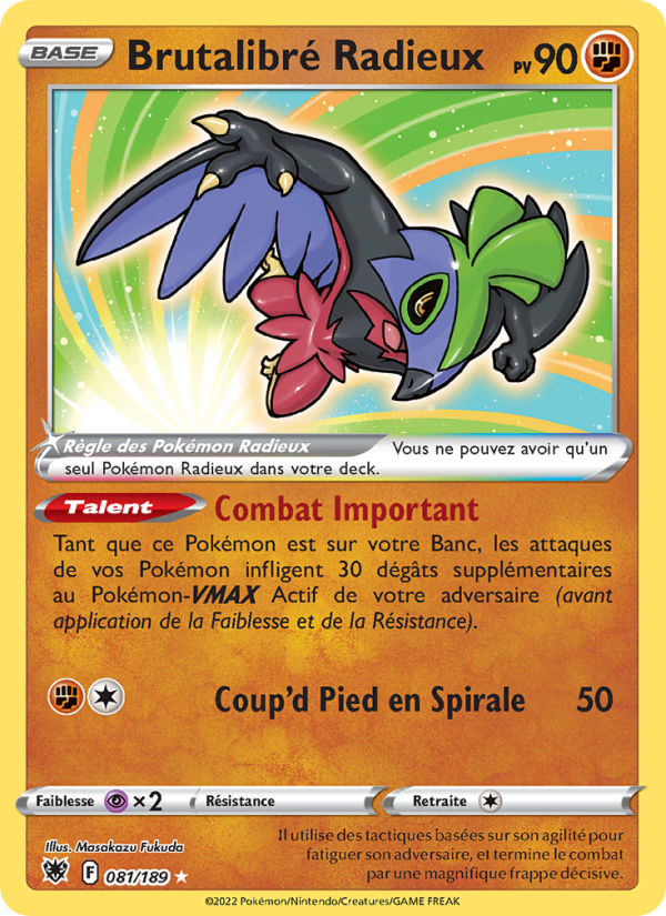 Brutalibré Radieux 081 — Astral Radiance (French Pokémon TCG card)