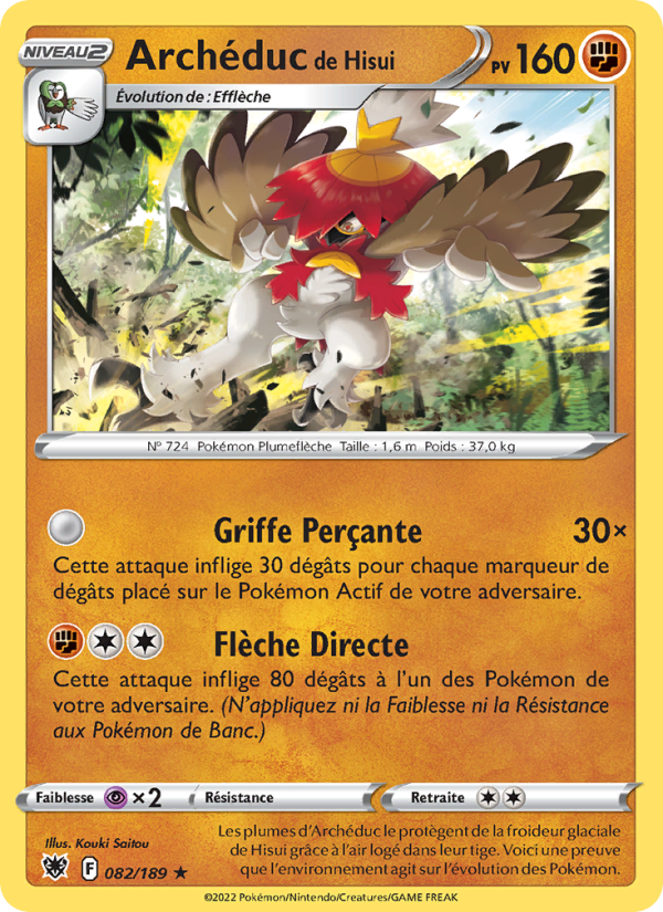 Archéduc de Hisui 082 — Astral Radiance (French Pokémon TCG card)