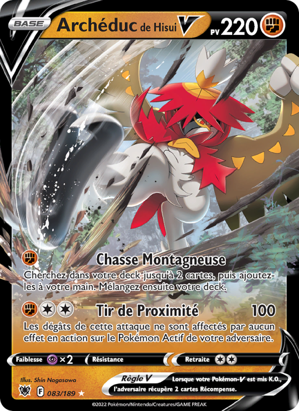 Archéduc de Hisui V 083 — Astral Radiance (French Pokémon TCG card)