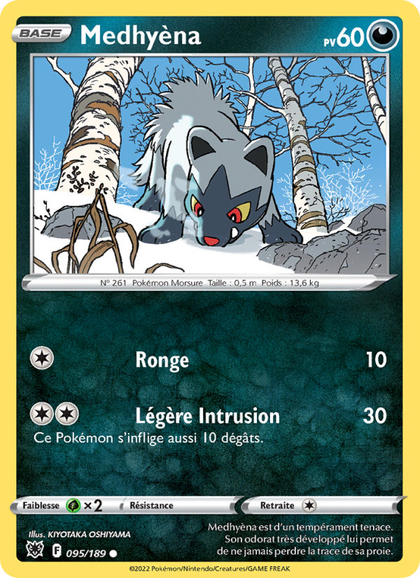 Medhyèna 095 — Astral Radiance (French Pokémon TCG card)