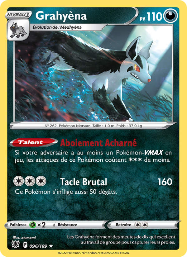 Grahyèna 096 — Astral Radiance (French Pokémon TCG card)