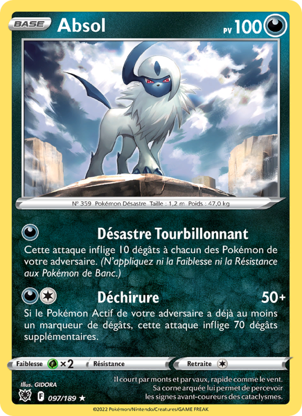 Absol 097 — Astral Radiance (French Pokémon TCG card)