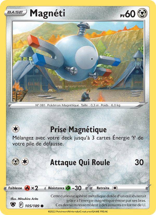 Magnéti 105 — Astral Radiance (French Pokémon TCG card)
