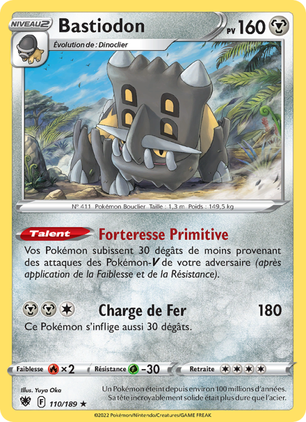 Bastiodon 110 — Astral Radiance (French Pokémon TCG card)