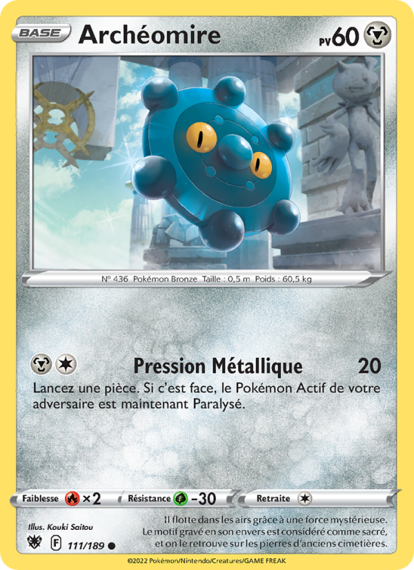 Archéomire 111 — Astral Radiance (French Pokémon TCG card)