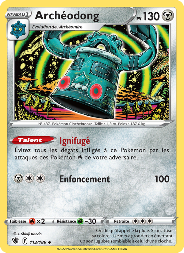 Archéodong 112 — Astral Radiance (French Pokémon TCG card)