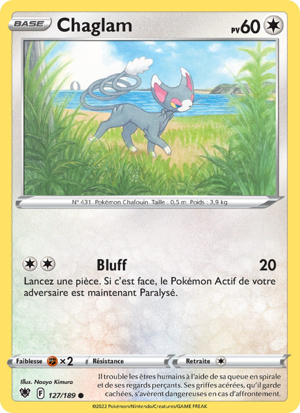 Chaglam 127 — Astral Radiance (French Pokémon TCG card)