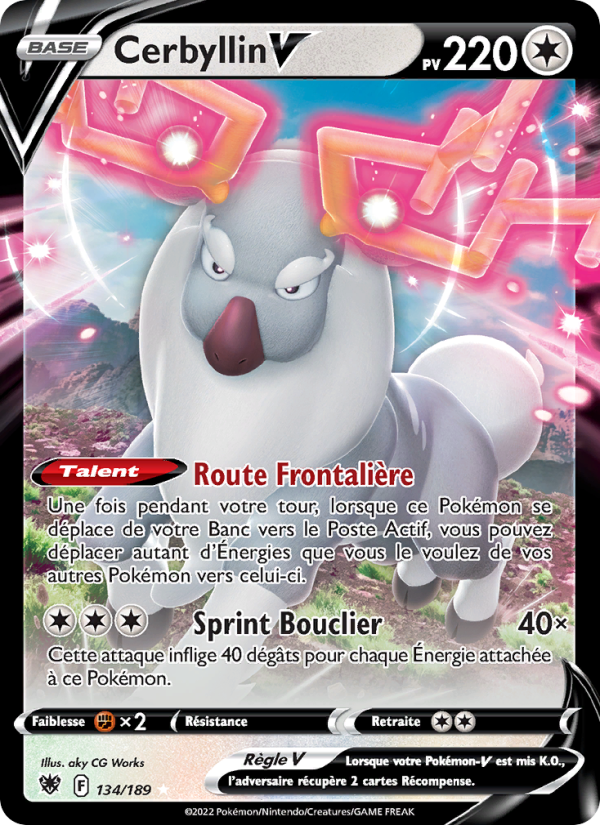 Cerbyllin V 134 — Astral Radiance (French Pokémon TCG card)