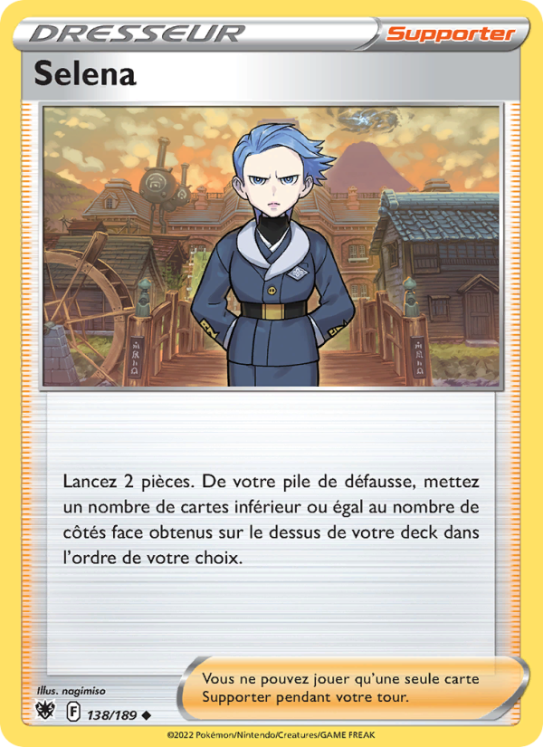 Selena 138 — Astral Radiance (French Pokémon TCG card)