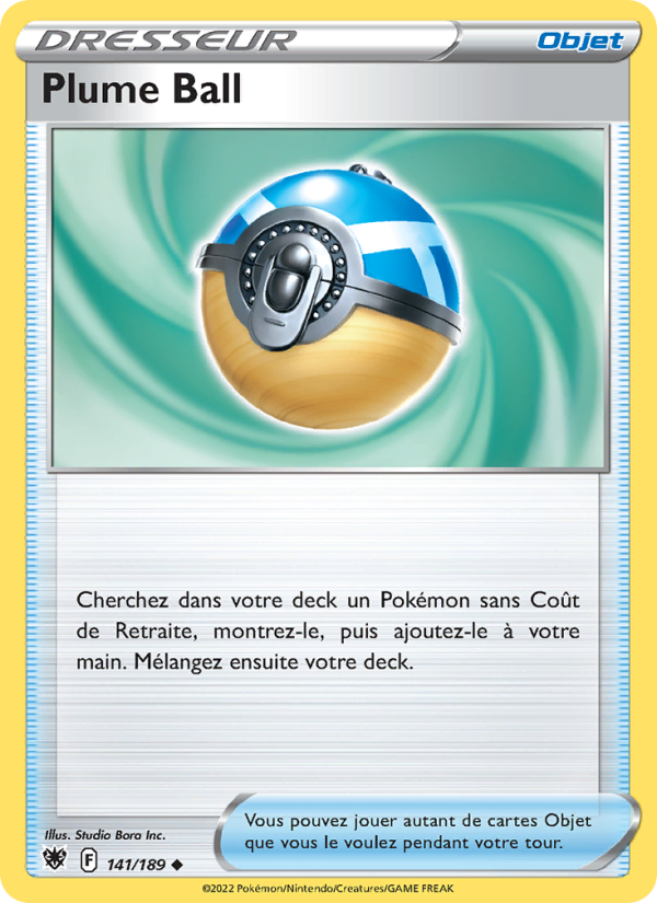 Plume Ball 141 — Astral Radiance (French Pokémon TCG card)