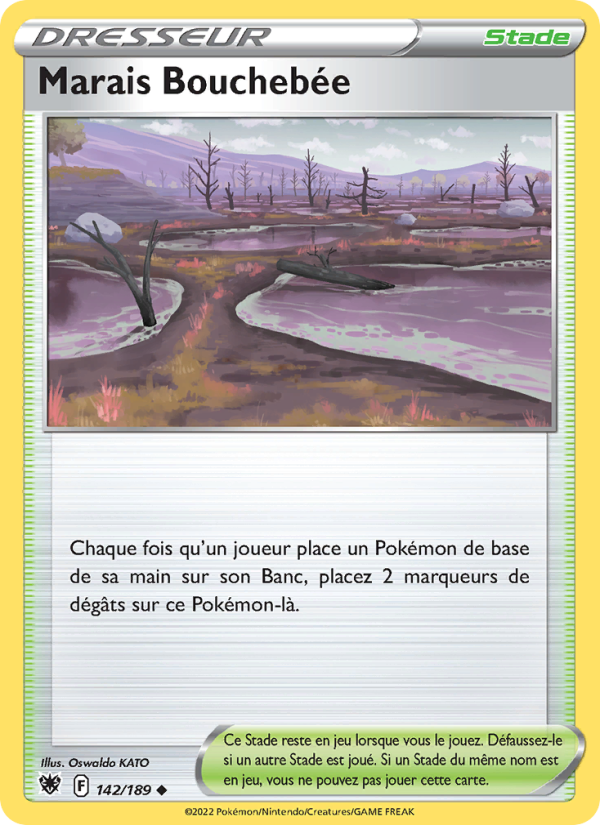 Marais Bouchebée 142 — Astral Radiance (French Pokémon TCG card)