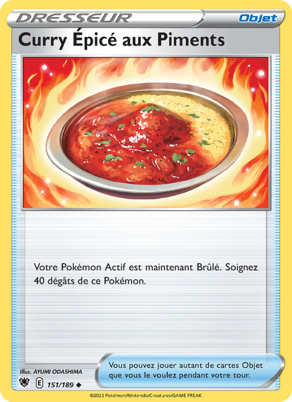 Curry Épicé aux Piments 151 — Astral Radiance (French Pokémon TCG card)
