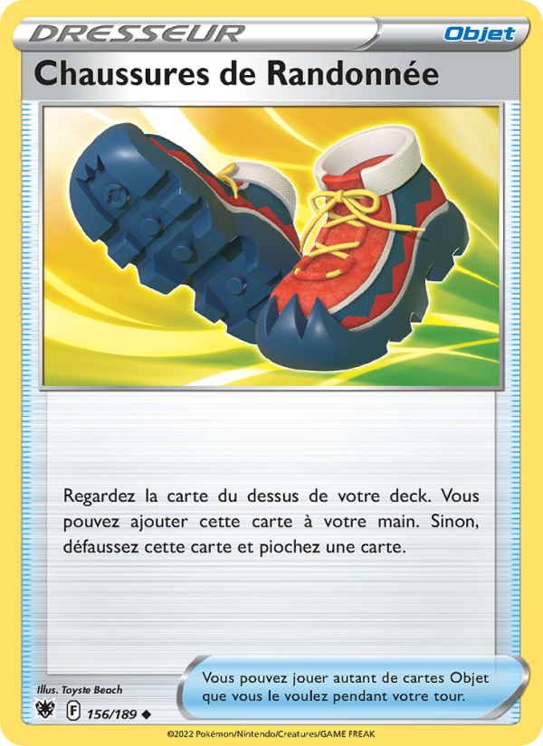 Chaussures de Randonnée 156 — Astral Radiance (French Pokémon TCG card)