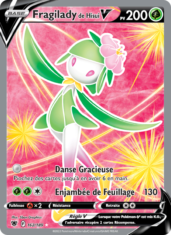 Fragilady de Hisui V 162 — Astral Radiance (French Pokémon TCG card)