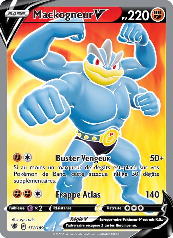 Mackogneur V 171 — Astral Radiance (French Pokémon TCG card)