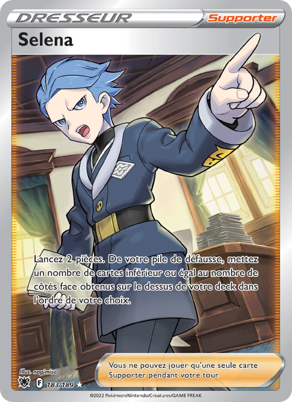 Selena 183 — Astral Radiance (French Pokémon TCG card)