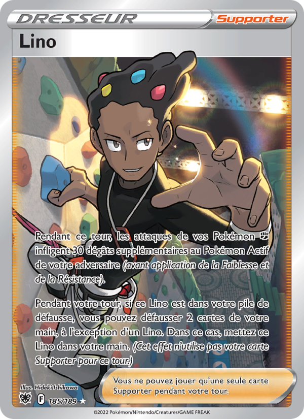 Lino 185 — Astral Radiance (French Pokémon TCG card)