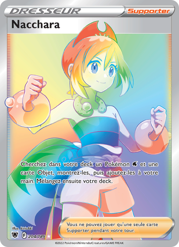 Nacchara 204 — Astral Radiance (French Pokémon TCG card)