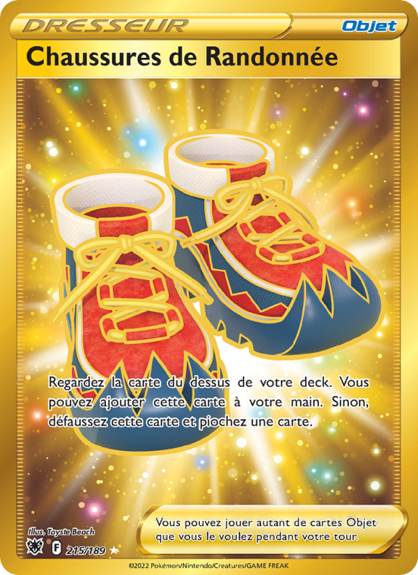 Chaussures de Randonnée 215 — Astral Radiance (French Pokémon TCG card)