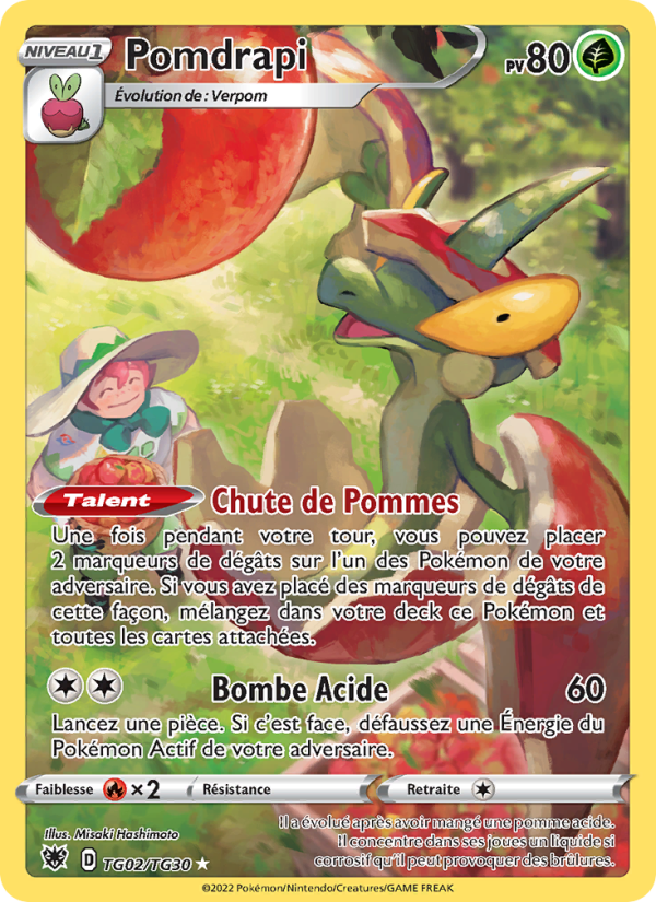 Pomdrapi TG02 — Astral Radiance (French Pokémon TCG card)