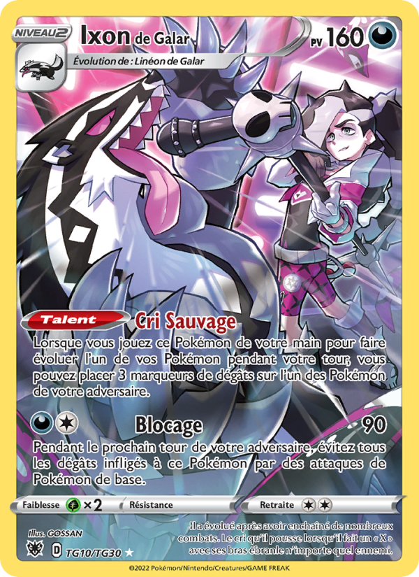 Ixon de Galar TG10 — Astral Radiance (French Pokémon TCG card)