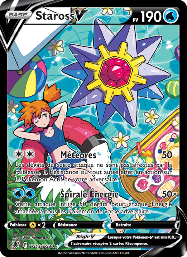 Staross V TG13 — Astral Radiance (French Pokémon TCG card)