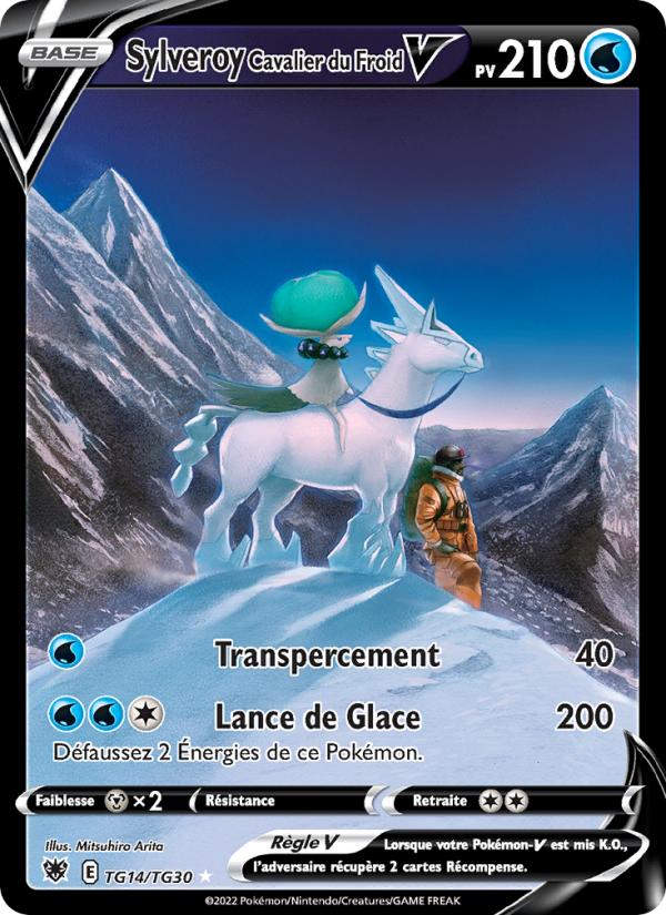 Sylveroy Cavalier du Froid V TG14 — Astral Radiance (French Pokémon TCG card)
