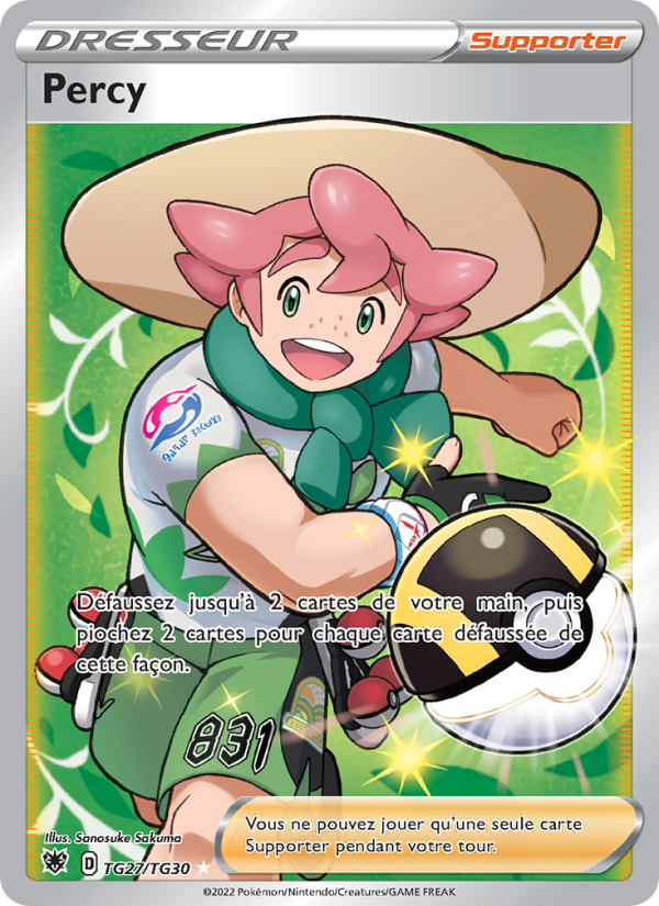 Percy TG27 — Astral Radiance (French Pokémon TCG card)