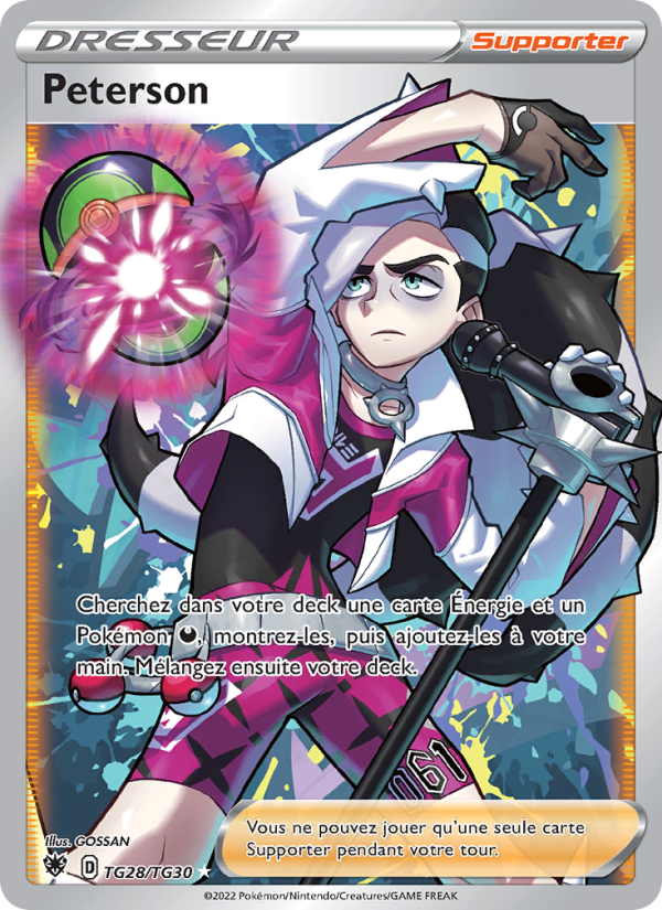 Peterson TG28 — Astral Radiance (French Pokémon TCG card)