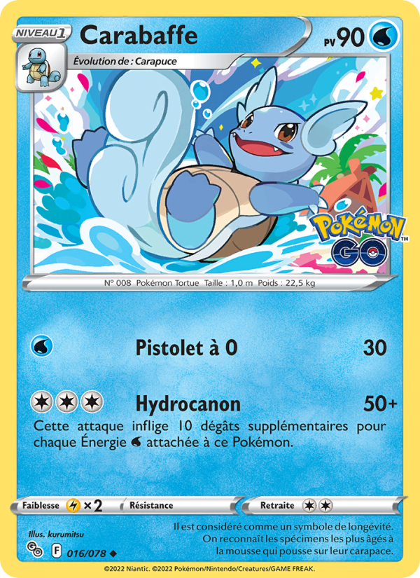 Carabaffe 016 — Pokémon GO (French Pokémon TCG card)