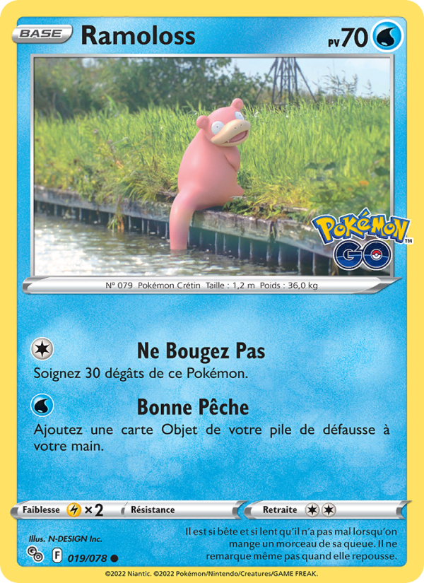 Ramoloss 019 — Pokémon GO (French Pokémon TCG card)