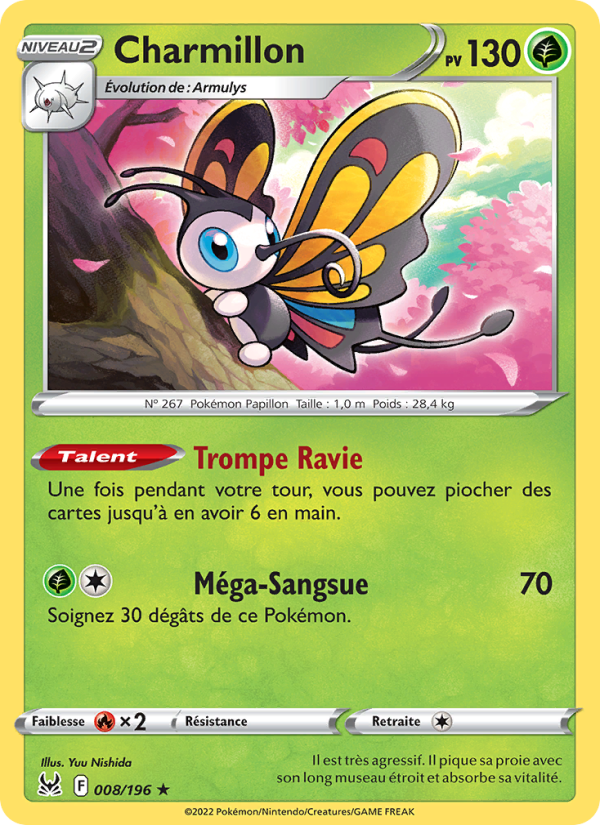 Charmillon 008 — Lost Origin (French Pokémon TCG card)