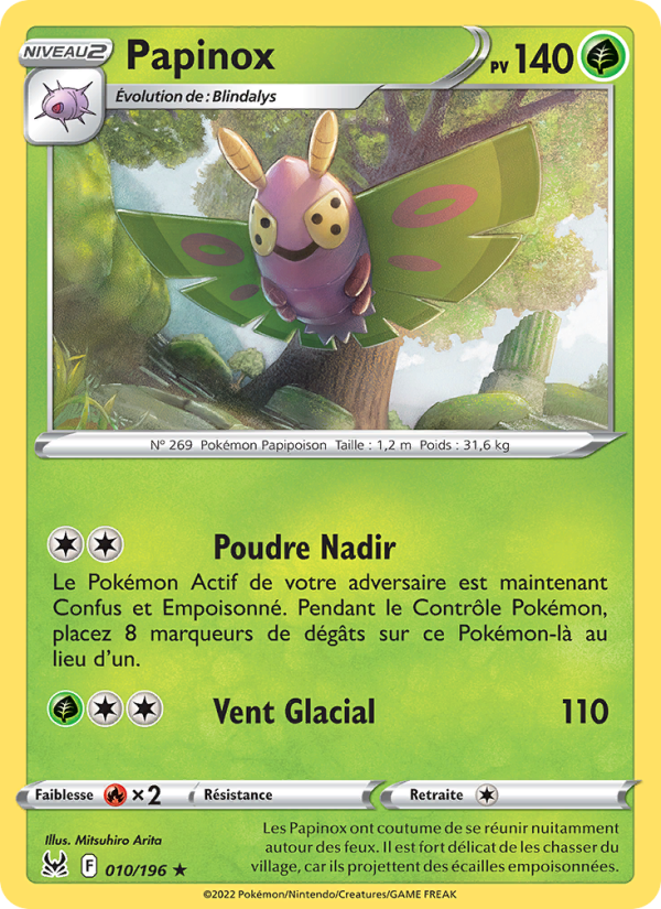 Papinox 010 — Lost Origin (French Pokémon TCG card)