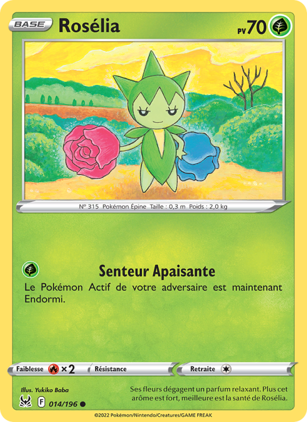 Rosélia 014 — Lost Origin (French Pokémon TCG card)