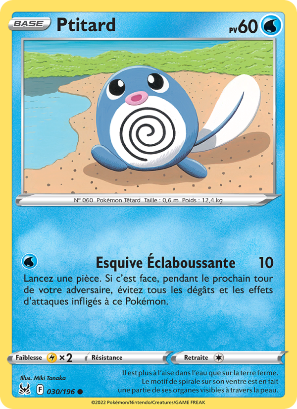 Ptitard 030 — Lost Origin (French Pokémon TCG card)