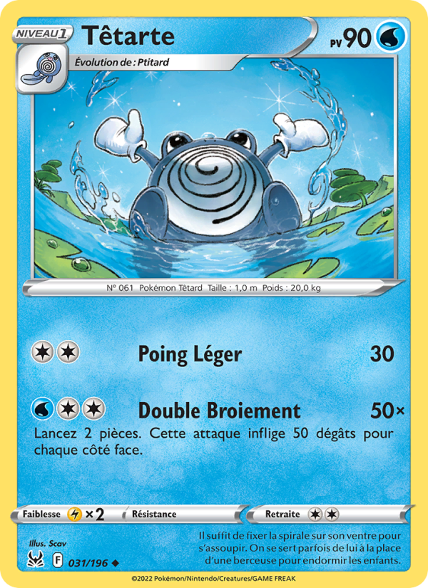 Têtarte 031 — Lost Origin (French Pokémon TCG card)