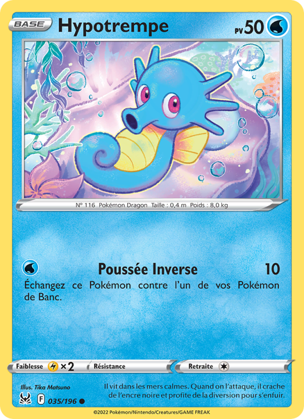 Hypotrempe 035 — Lost Origin (French Pokémon TCG card)