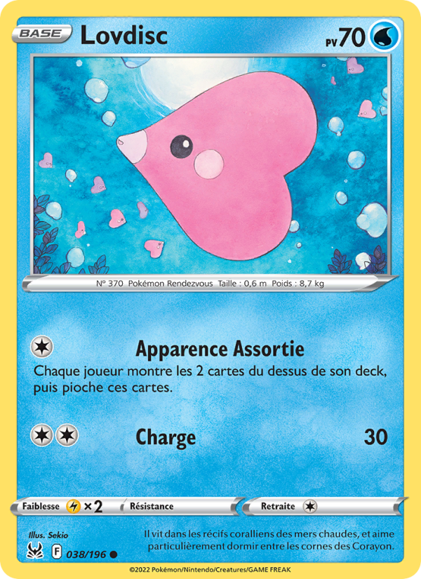 Lovdisc 038 — Lost Origin (French Pokémon TCG card)