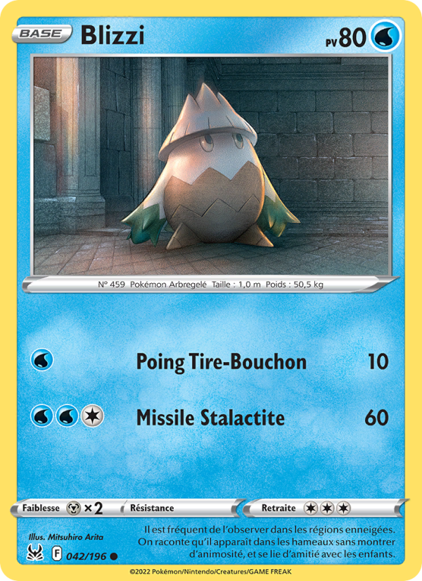 Blizzi 042 — Lost Origin (French Pokémon TCG card)