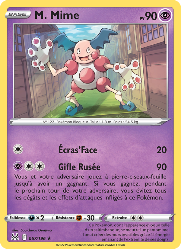 M. Mime 067 — Lost Origin (French Pokémon TCG card)