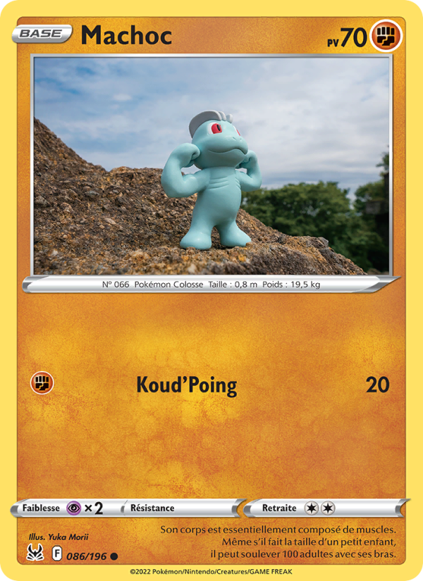 Machoc 086 — Lost Origin (French Pokémon TCG card)