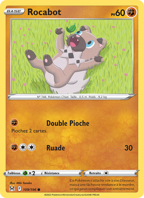 Rocabot 109 — Lost Origin (French Pokémon TCG card)