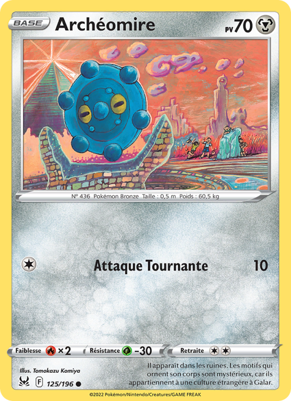 Archéomire 125 — Lost Origin (French Pokémon TCG card)
