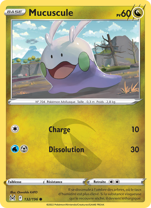 Mucuscule 132 — Lost Origin (French Pokémon TCG card)