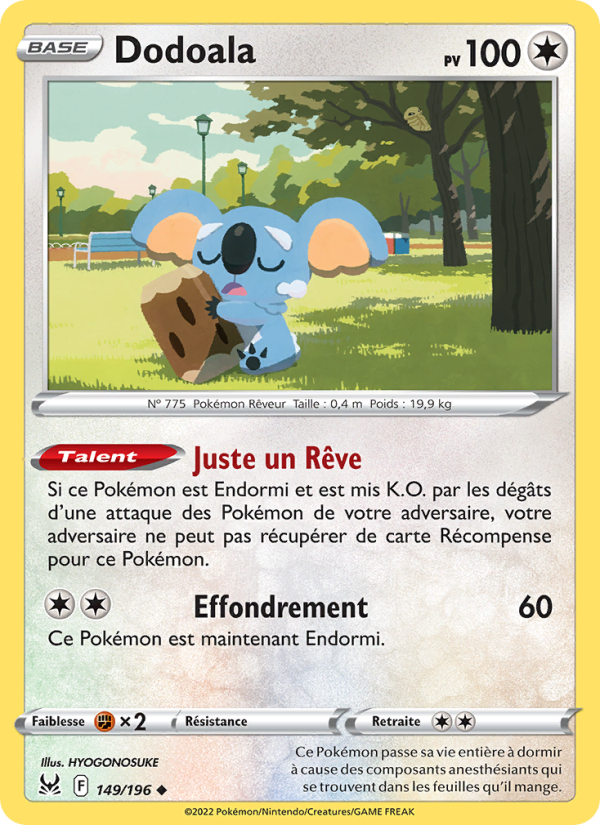 Dodoala 149 — Lost Origin (French Pokémon TCG card)