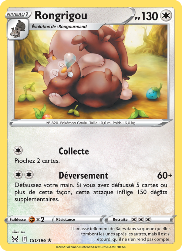 Rongrigou 151 — Lost Origin (French Pokémon TCG card)