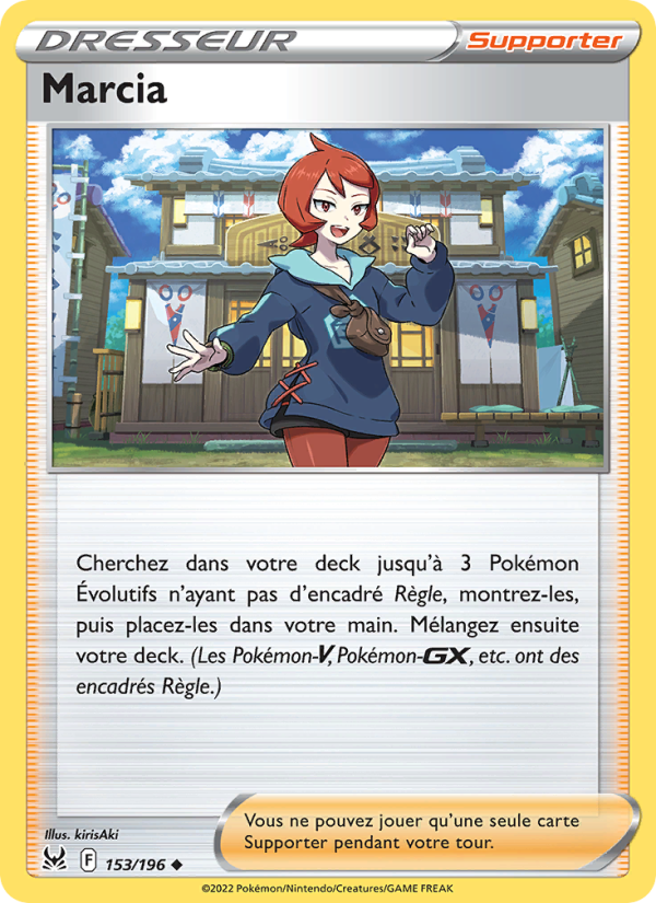 Marcia 153 — Lost Origin (French Pokémon TCG card)