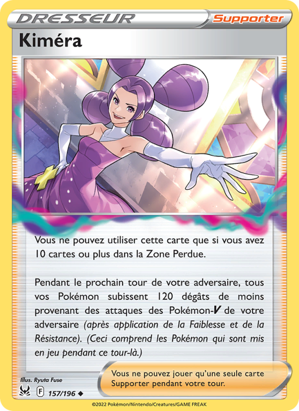 Kiméra 157 — Lost Origin (French Pokémon TCG card)