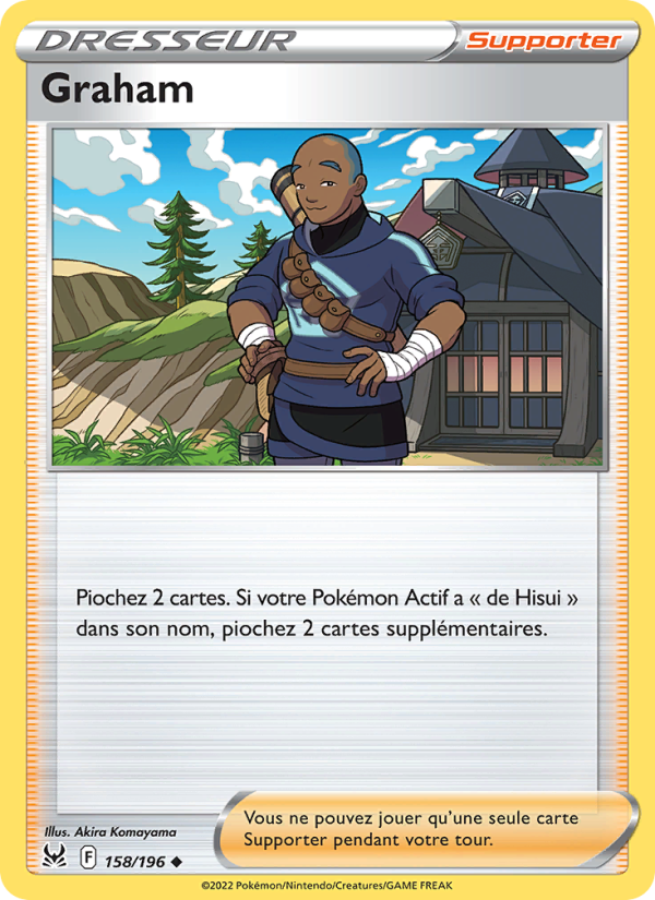 Graham 158 — Lost Origin (French Pokémon TCG card)