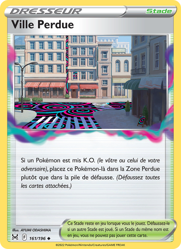 Ville Perdue 161 — Lost Origin (French Pokémon TCG card)
